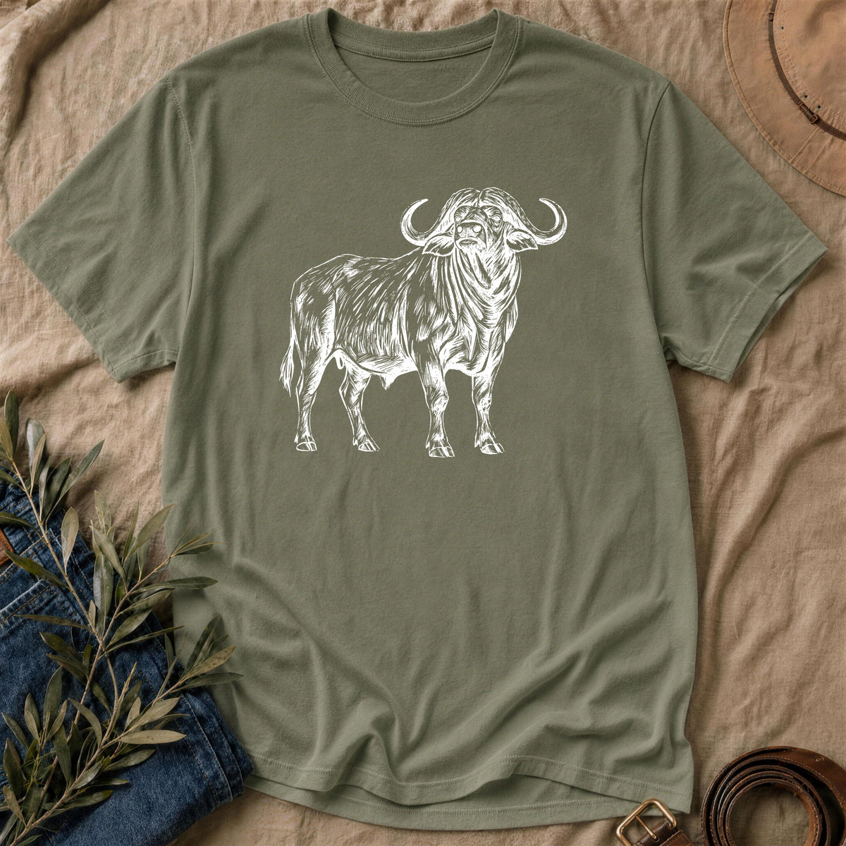 Buffalo Relief - Military Green