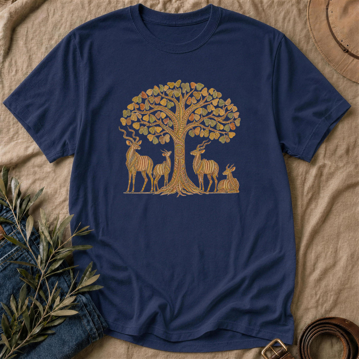 Butterfly Leaf - Navy