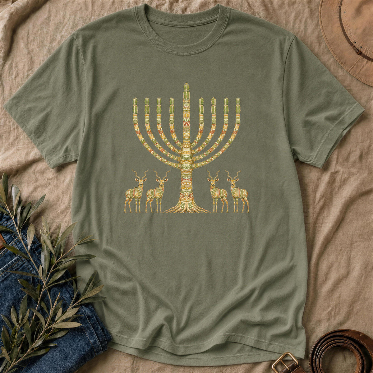 Candelabra - Military Green
