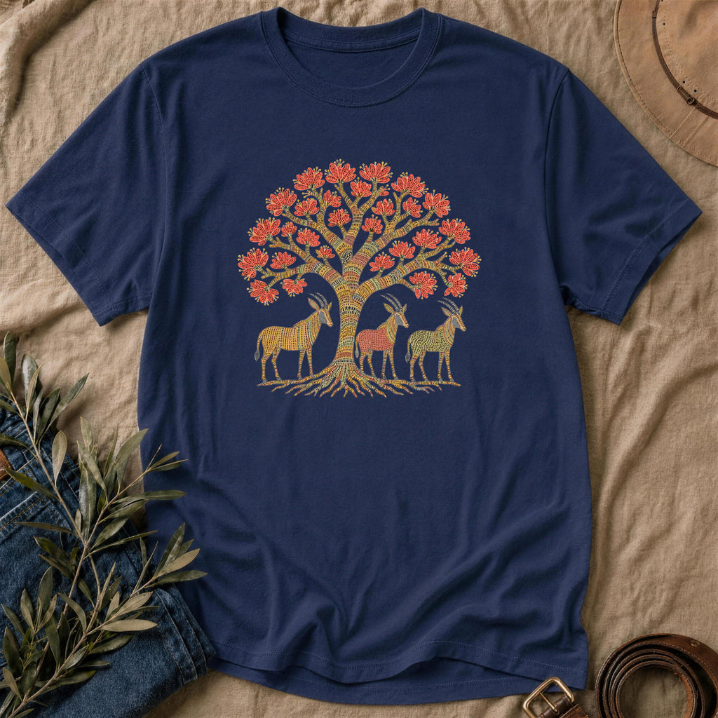 Coral Bloom - Navy