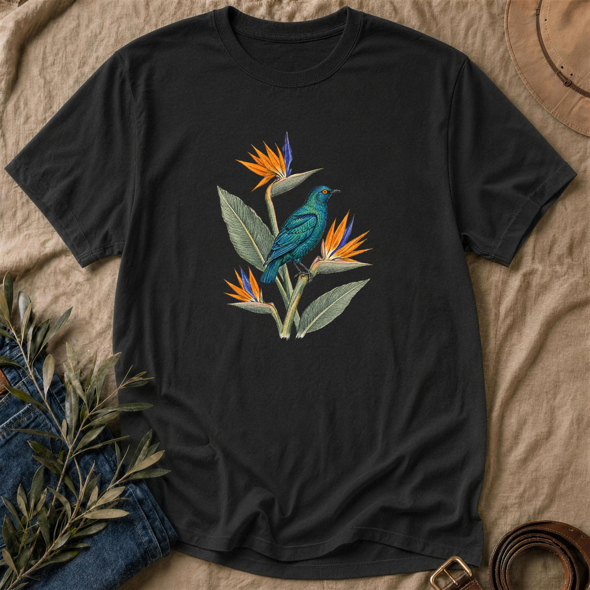 Crane Flower - Black