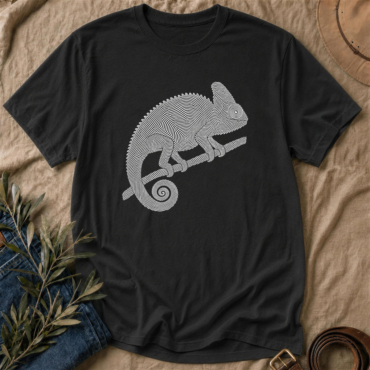 Curl Print - Black