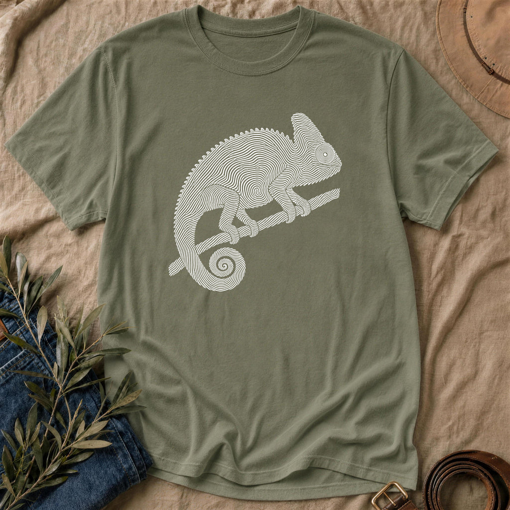 Curl Print - Military Green