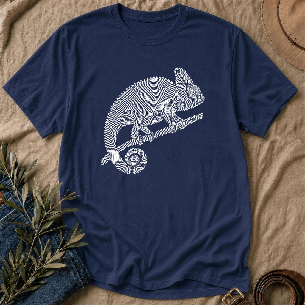 Curl Print - Navy