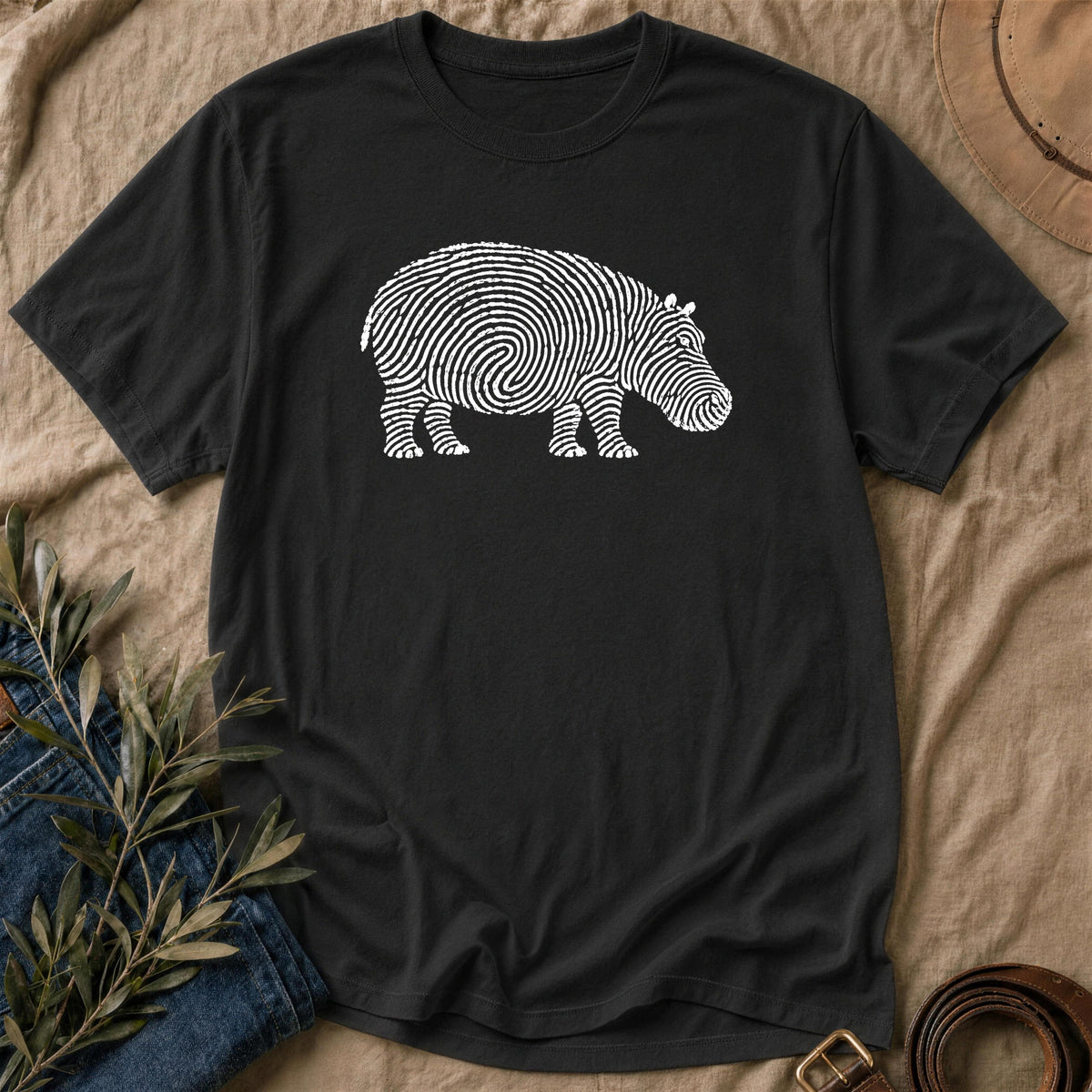 Deep Print - Black