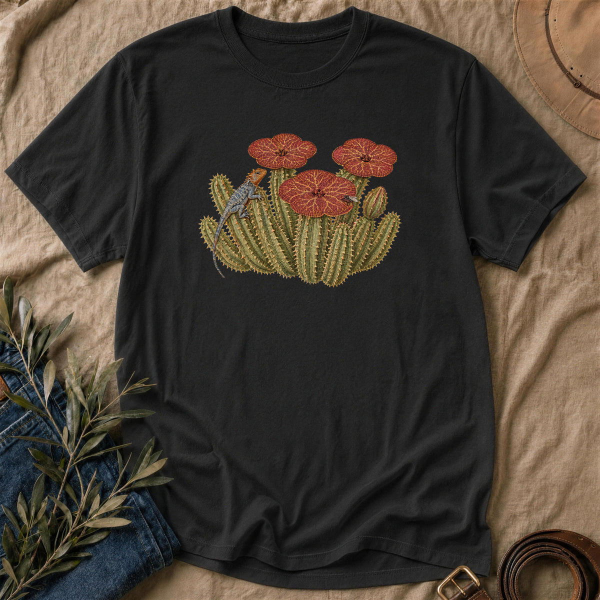 Desert Bloom - Black