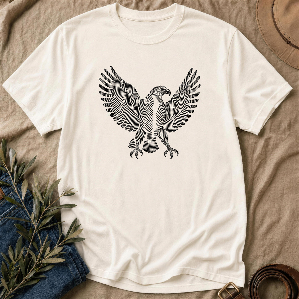 Eagle Print - Natural