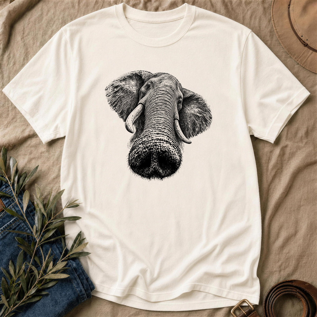 Elephant Selfie - Natural