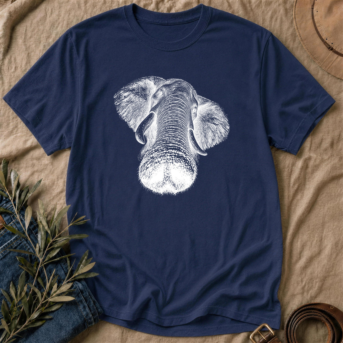 Elephant Selfie - Navy