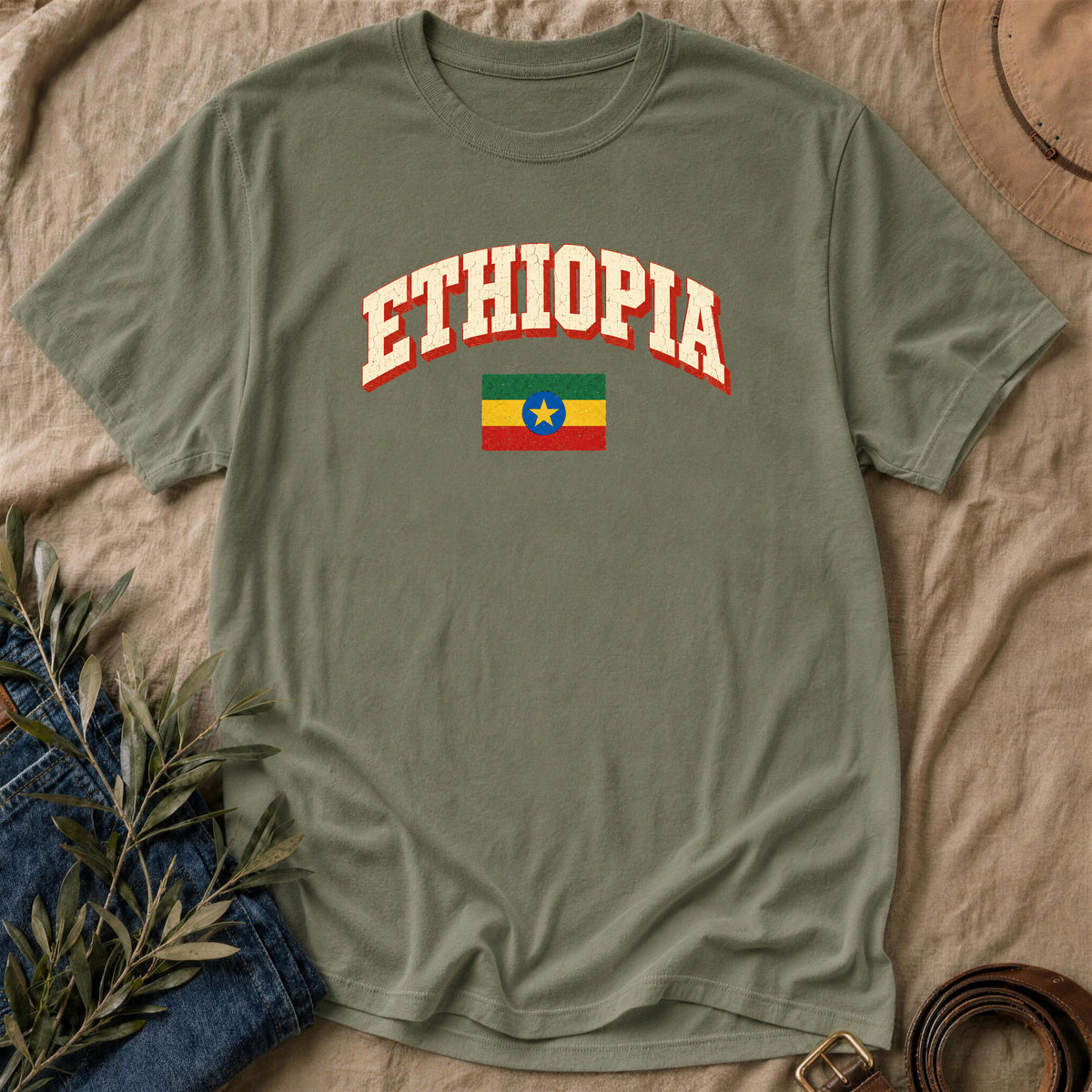 Ethiopia Varsity - Military Green