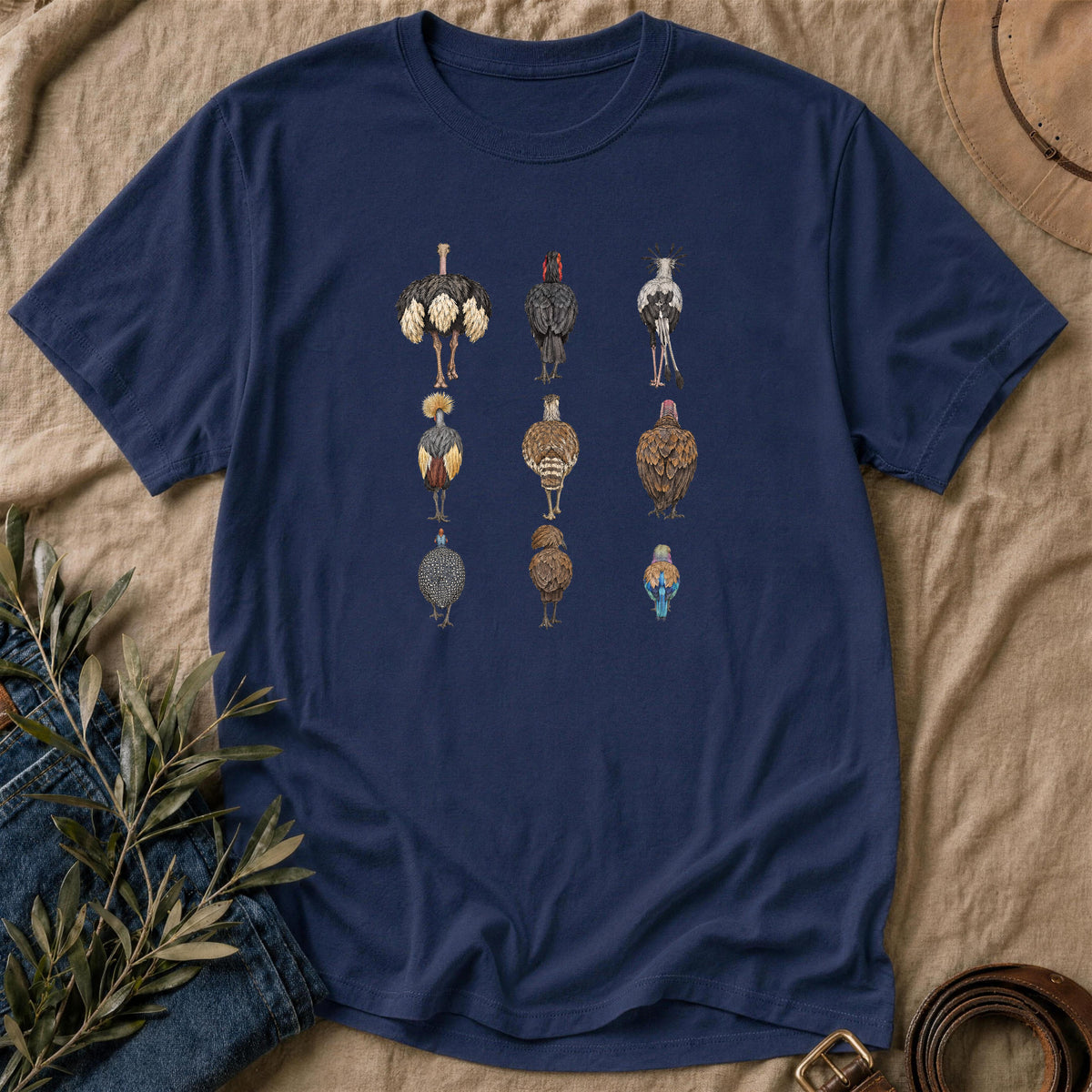Feather Backs - Navy