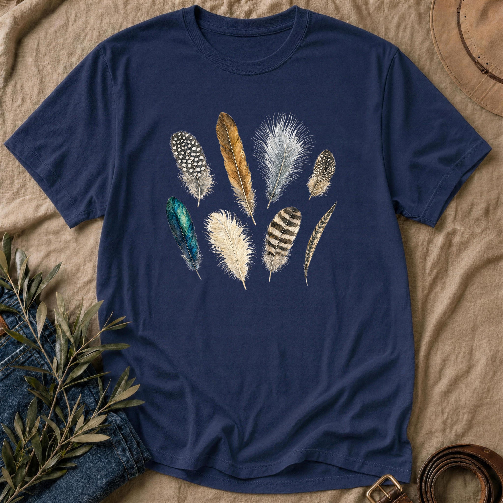 Feather Study - Navy