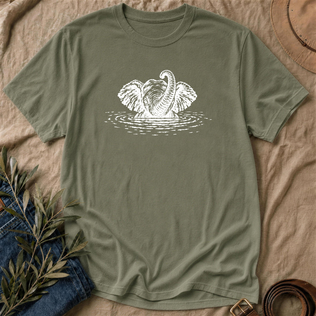 First Swim - Military Green