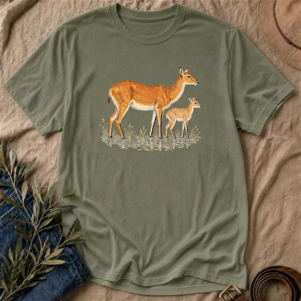 Flood Pair - Military Green