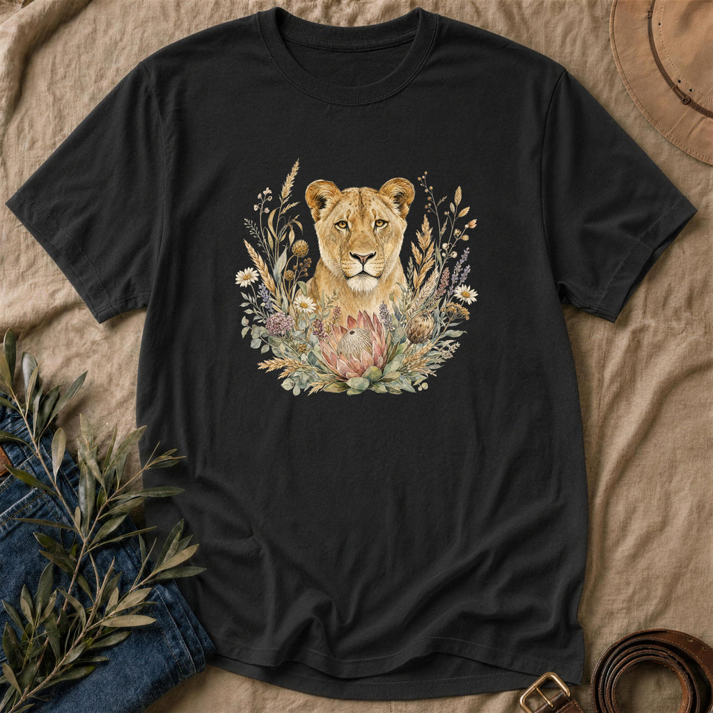 Floral Lioness - Black