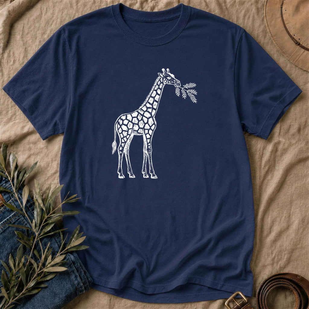 Giraffe Relief - Navy