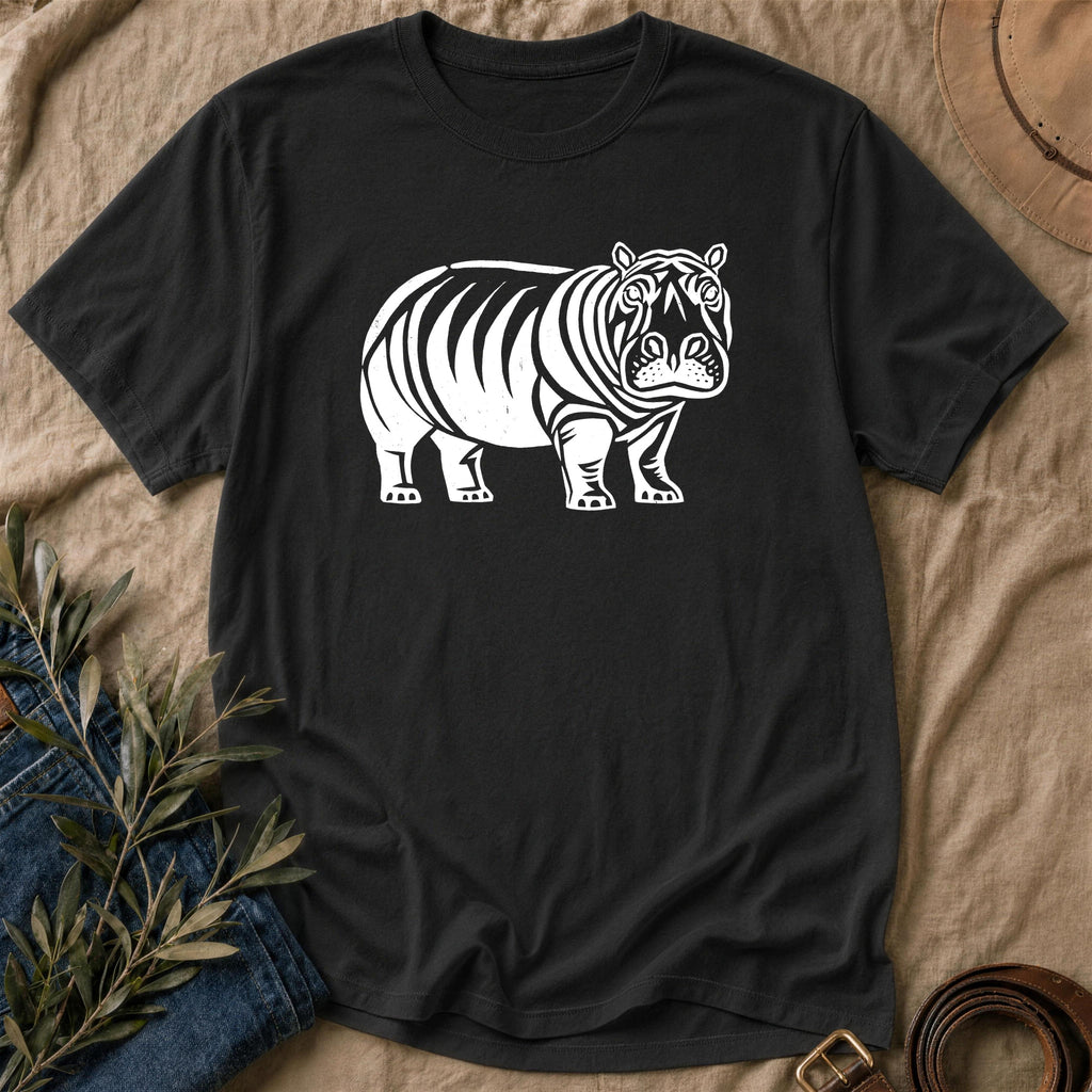 Hippo Relief - Black