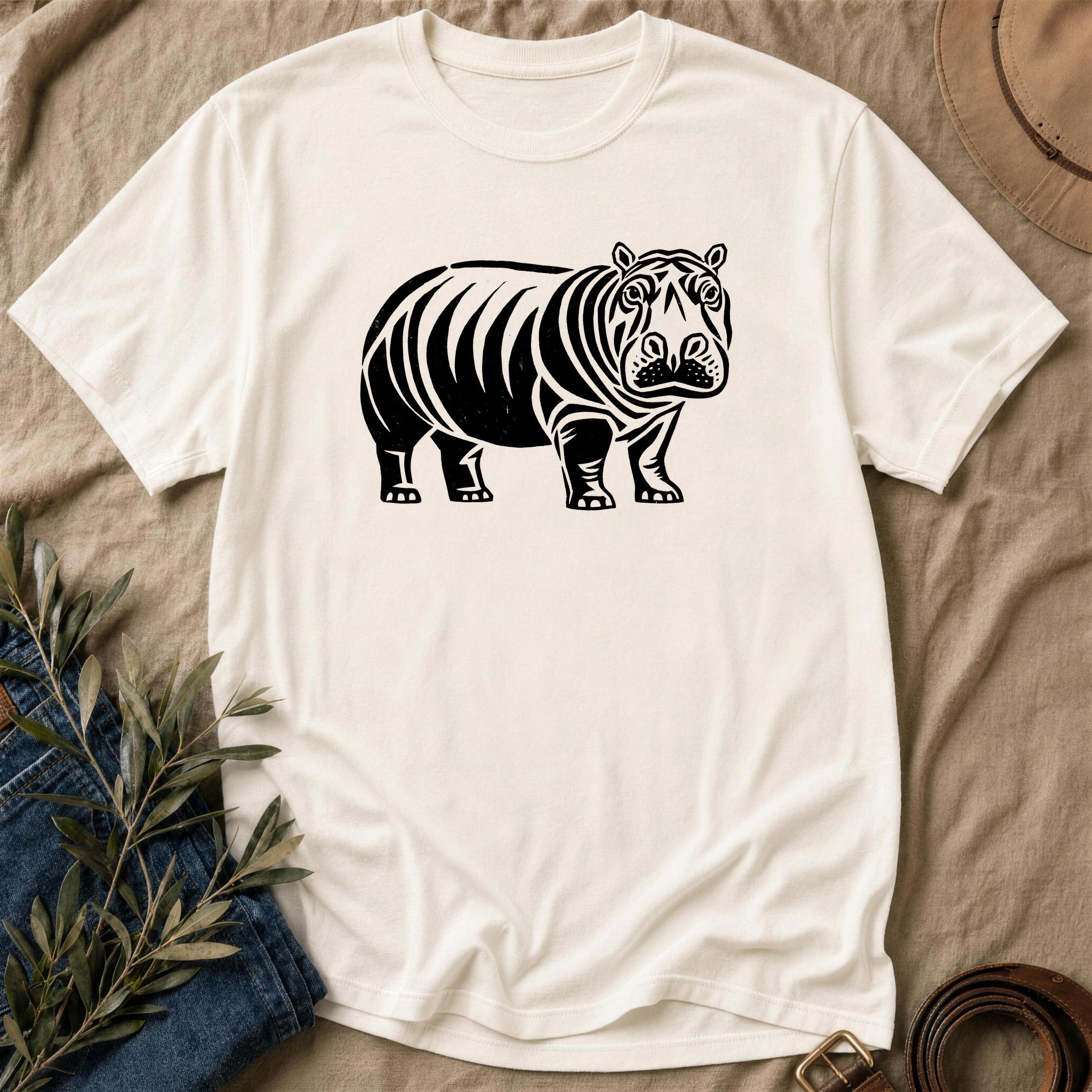 Hippo Relief - Natural