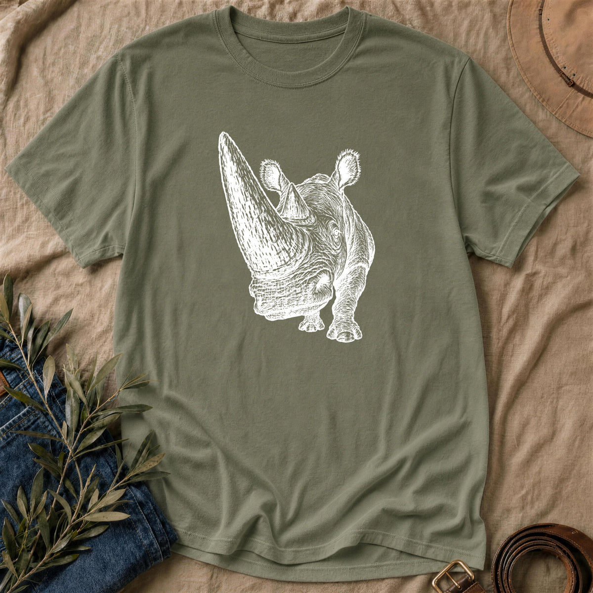 Horn First - Military Green