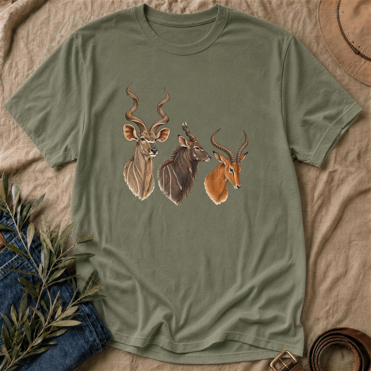 Horn Study - Military Green