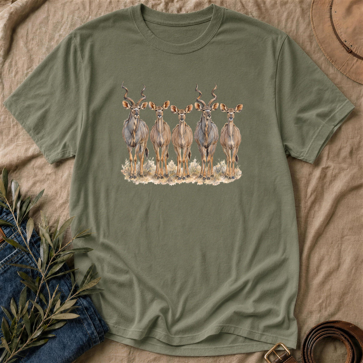 Kudu Art - Military Green