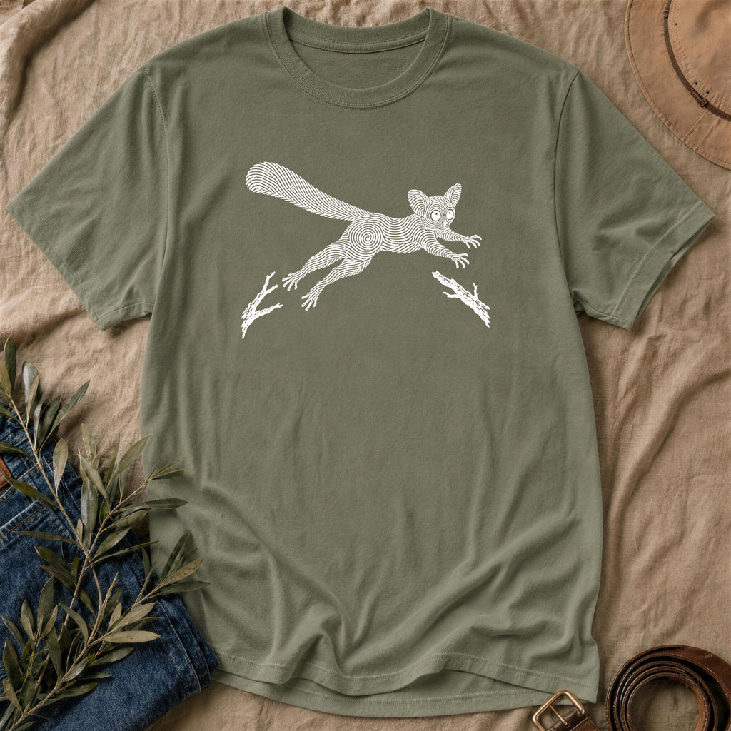Leap Print - Military Green