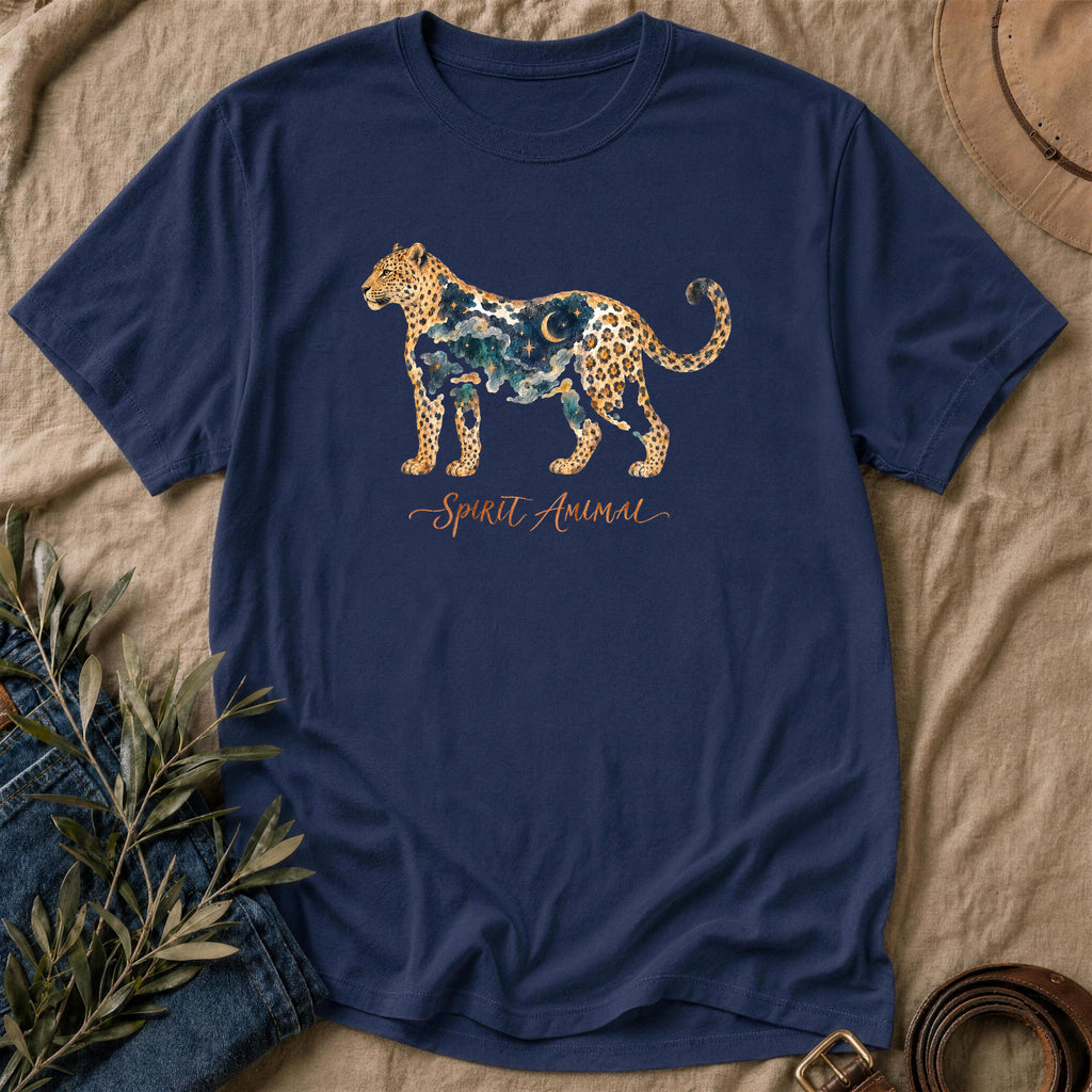 Leopard Spirit Animal - Navy