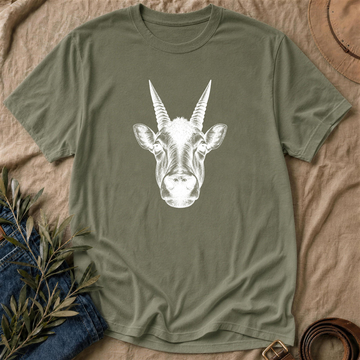Long Face - Military Green