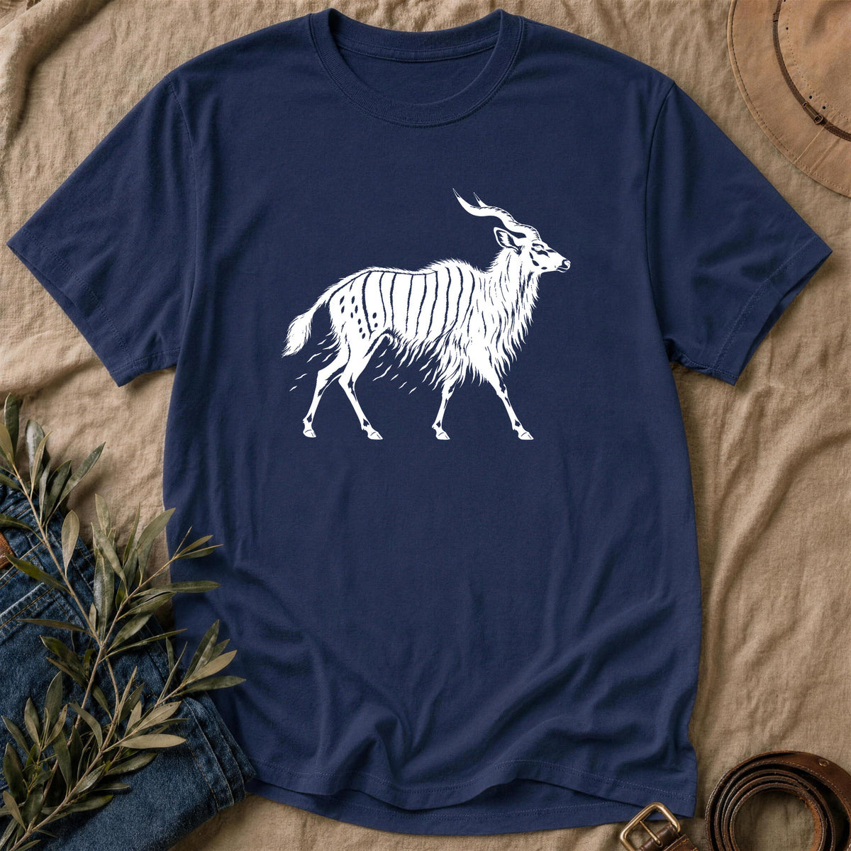 Loose Fringe - Navy