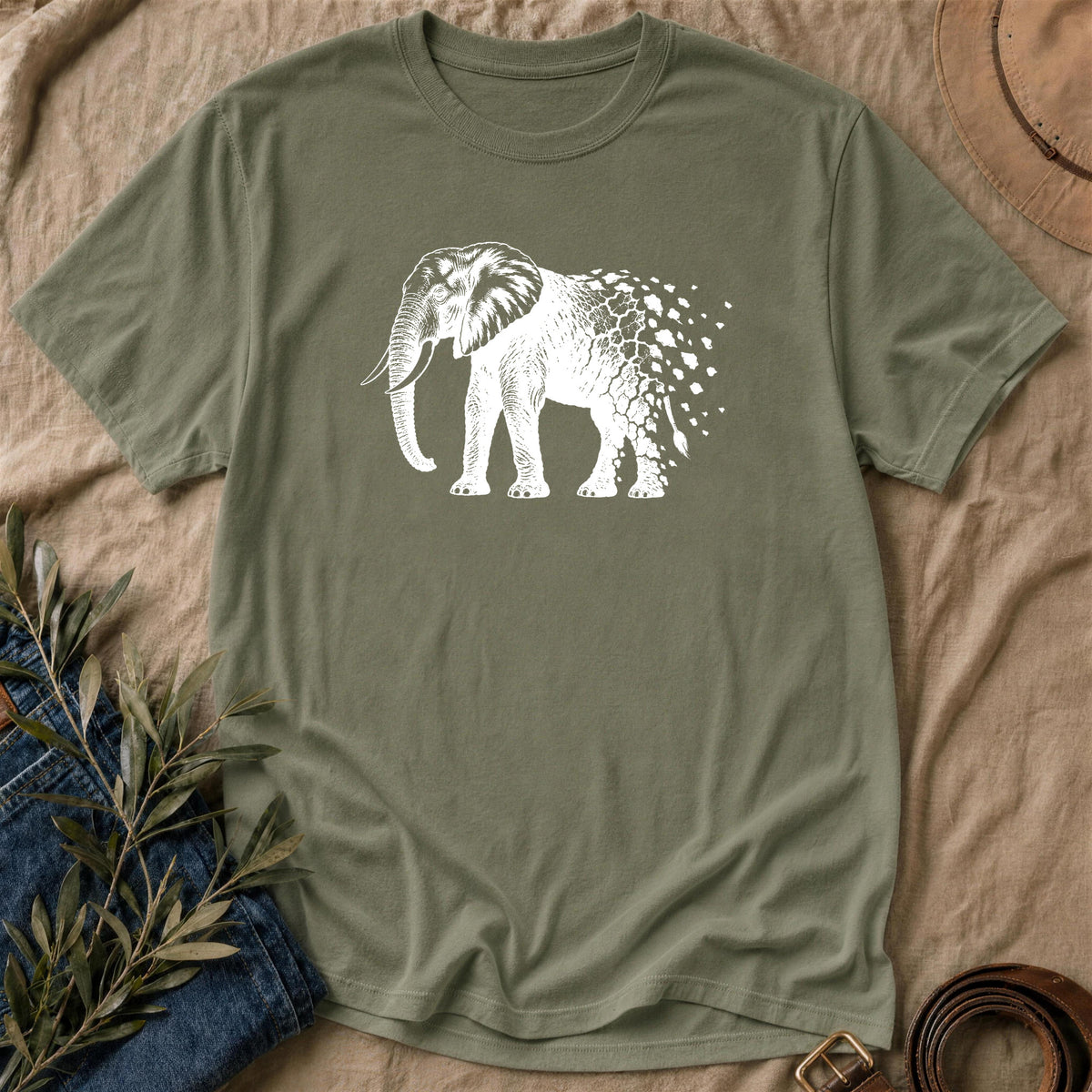 Loose Hide - Military Green