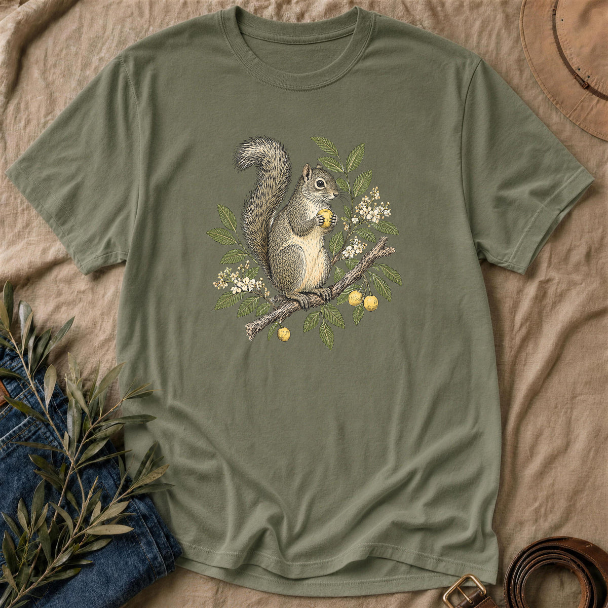 Marula Squirrel - Military Green