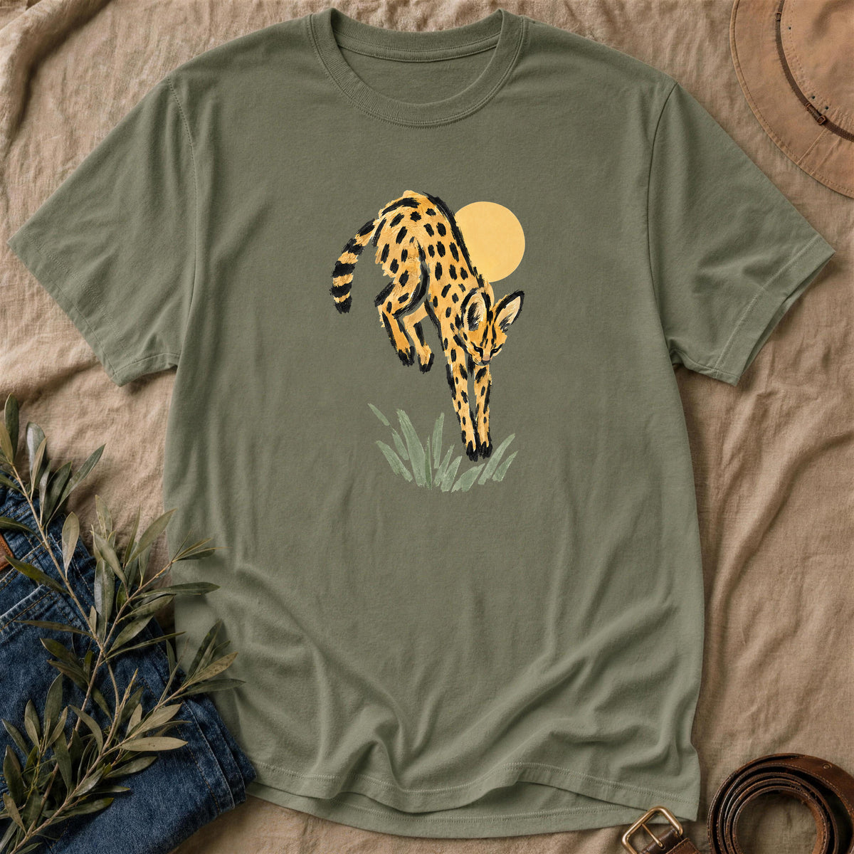Moon Pounce - Military Green