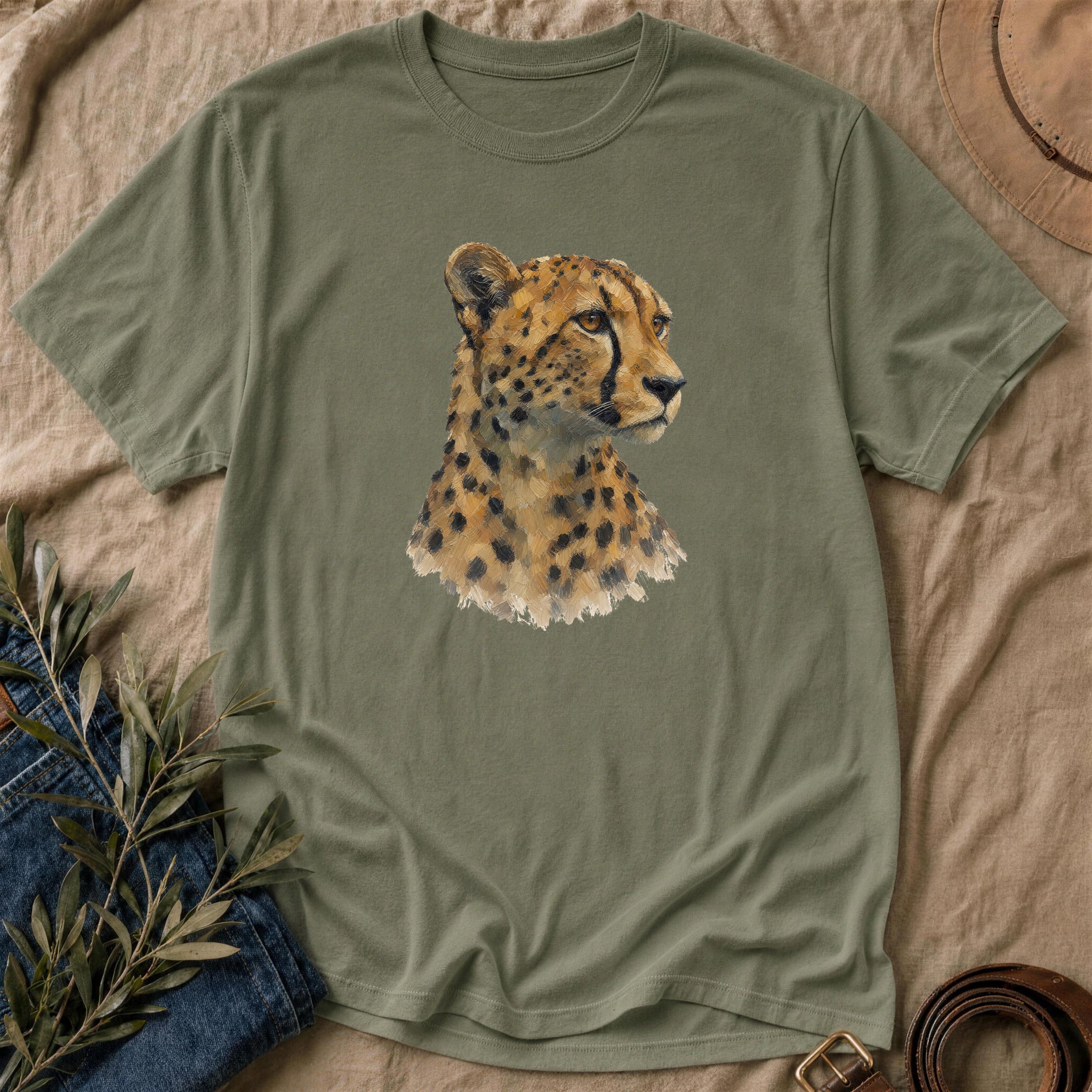Museum Cheetah - Military Green