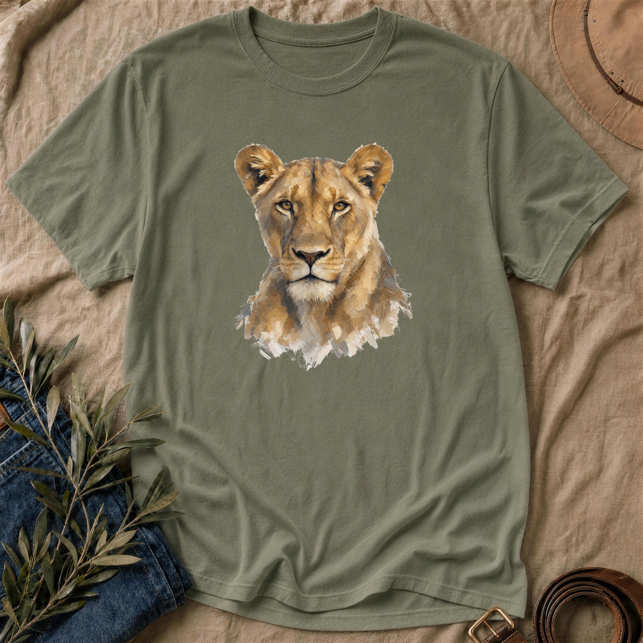 Museum Lioness - Military Green