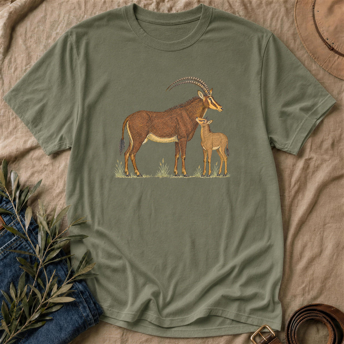 New Horns - Military Green