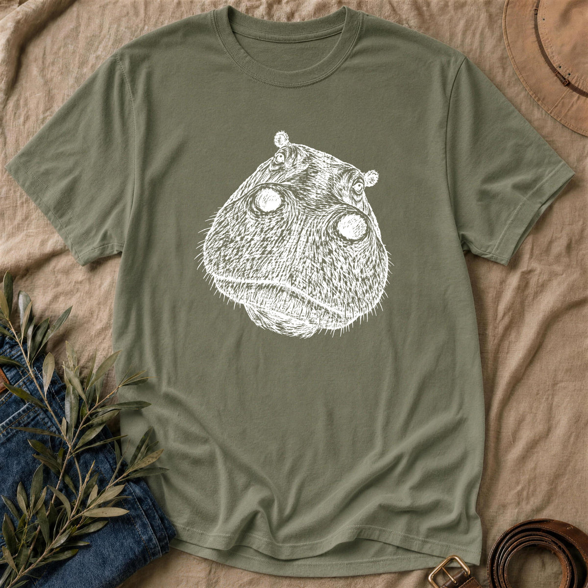 Nose First - Military Green
