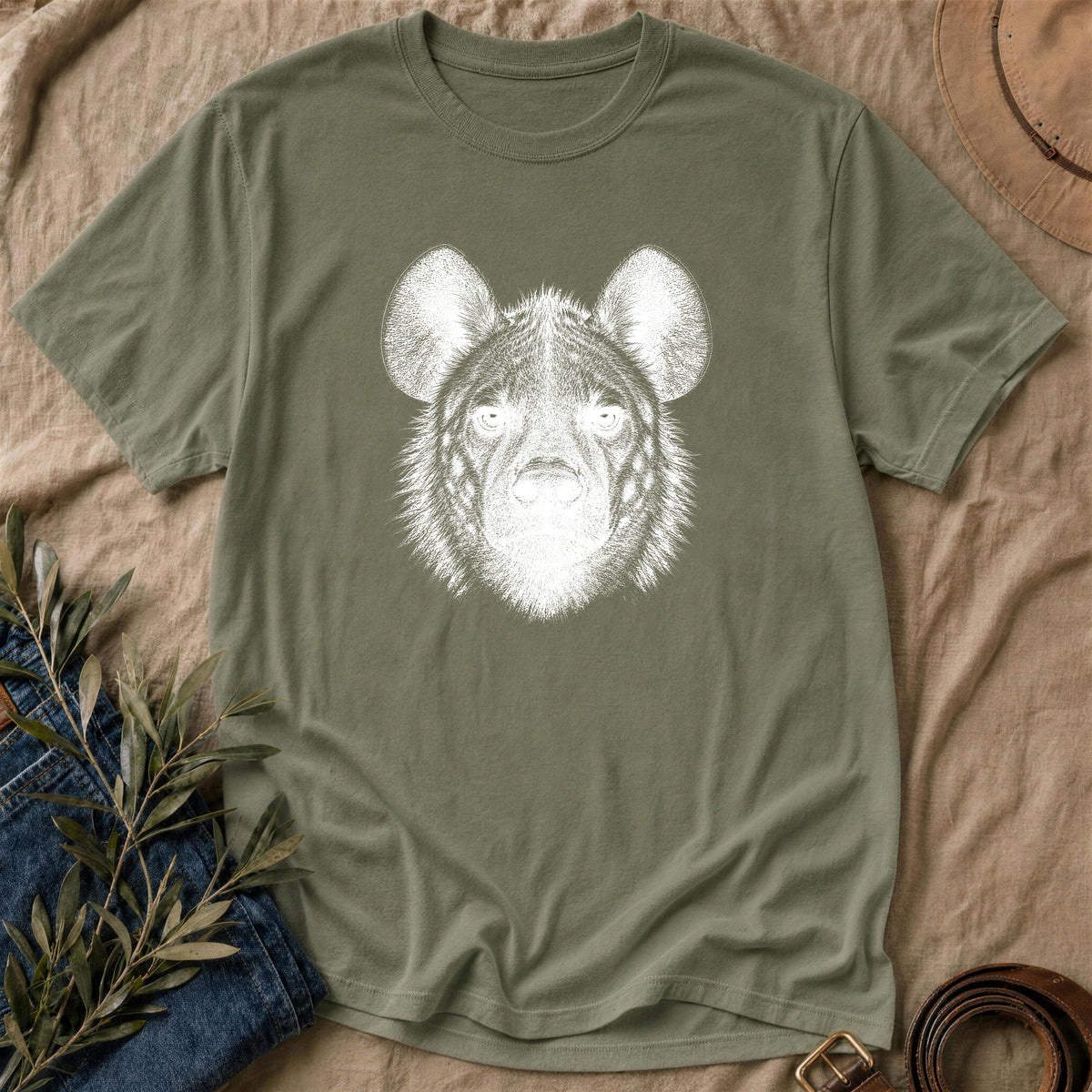 Not Laughing - Military Green