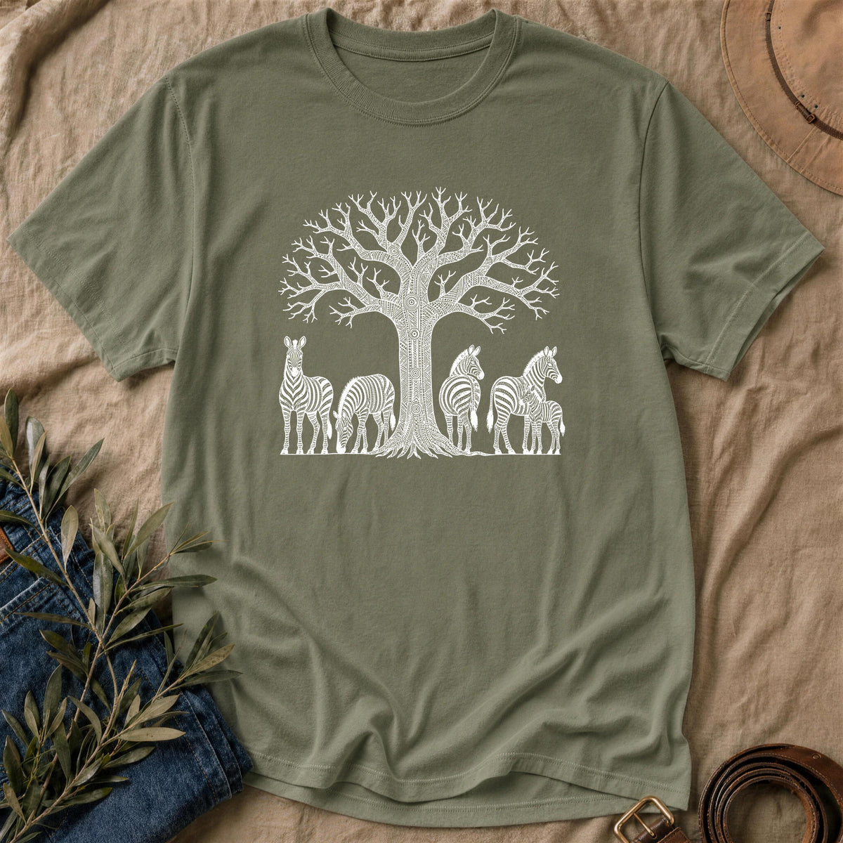 Old Wood - Military Green