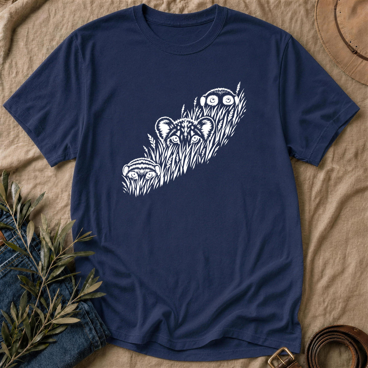 Over The Grass - Navy