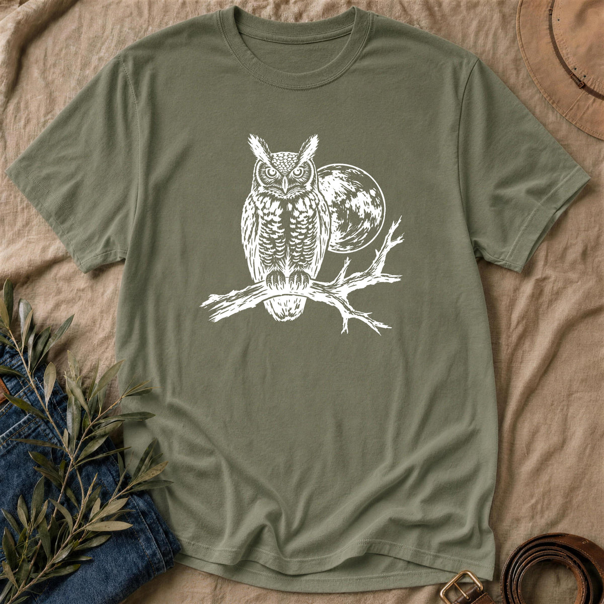 Owl Hours - Military Green