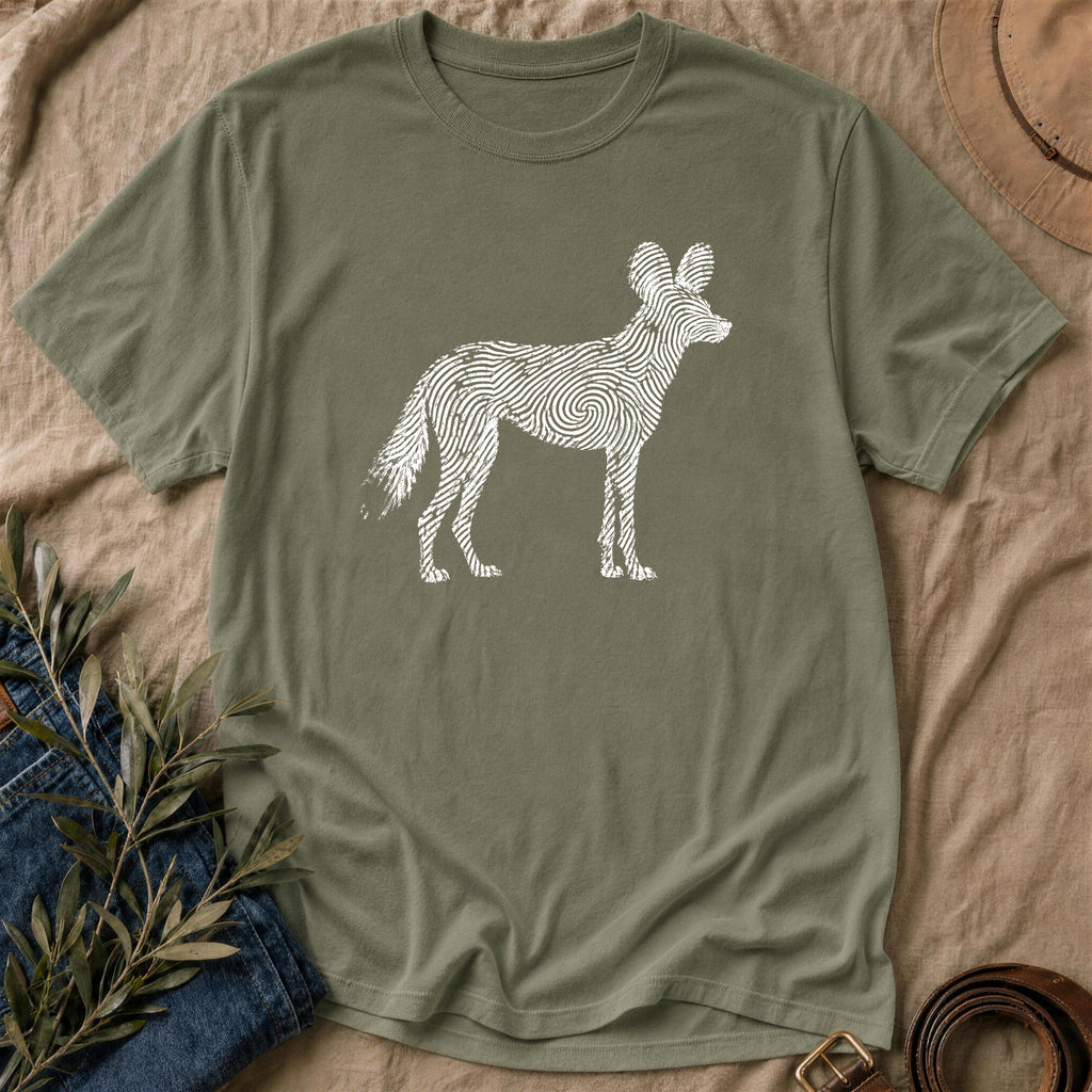 Painted Print - Military Green