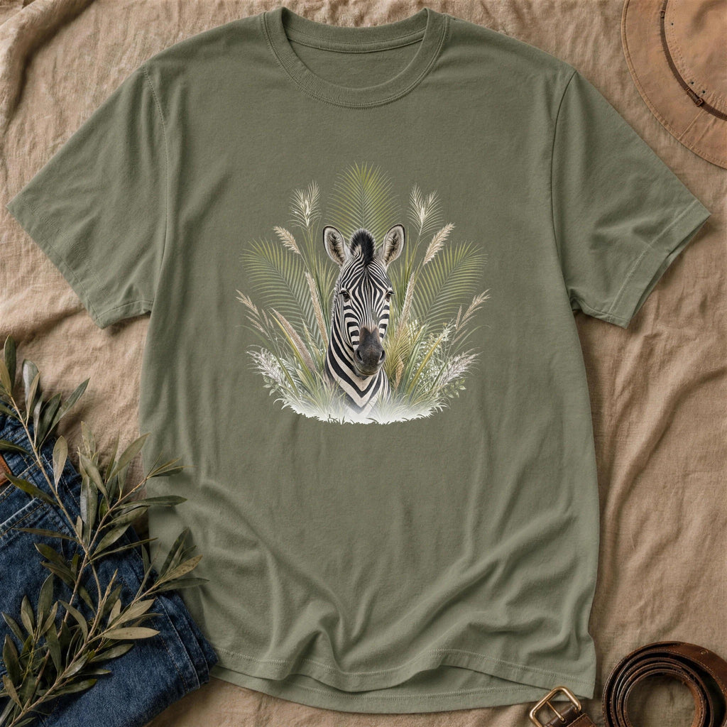 Palm Zebra - Military Green