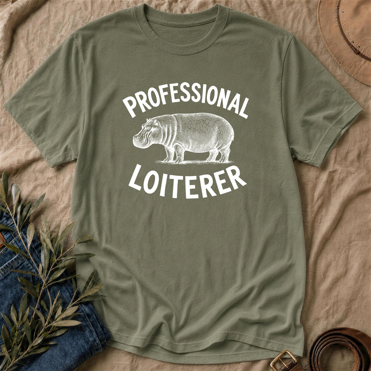 Professional Loiterer - Military Green
