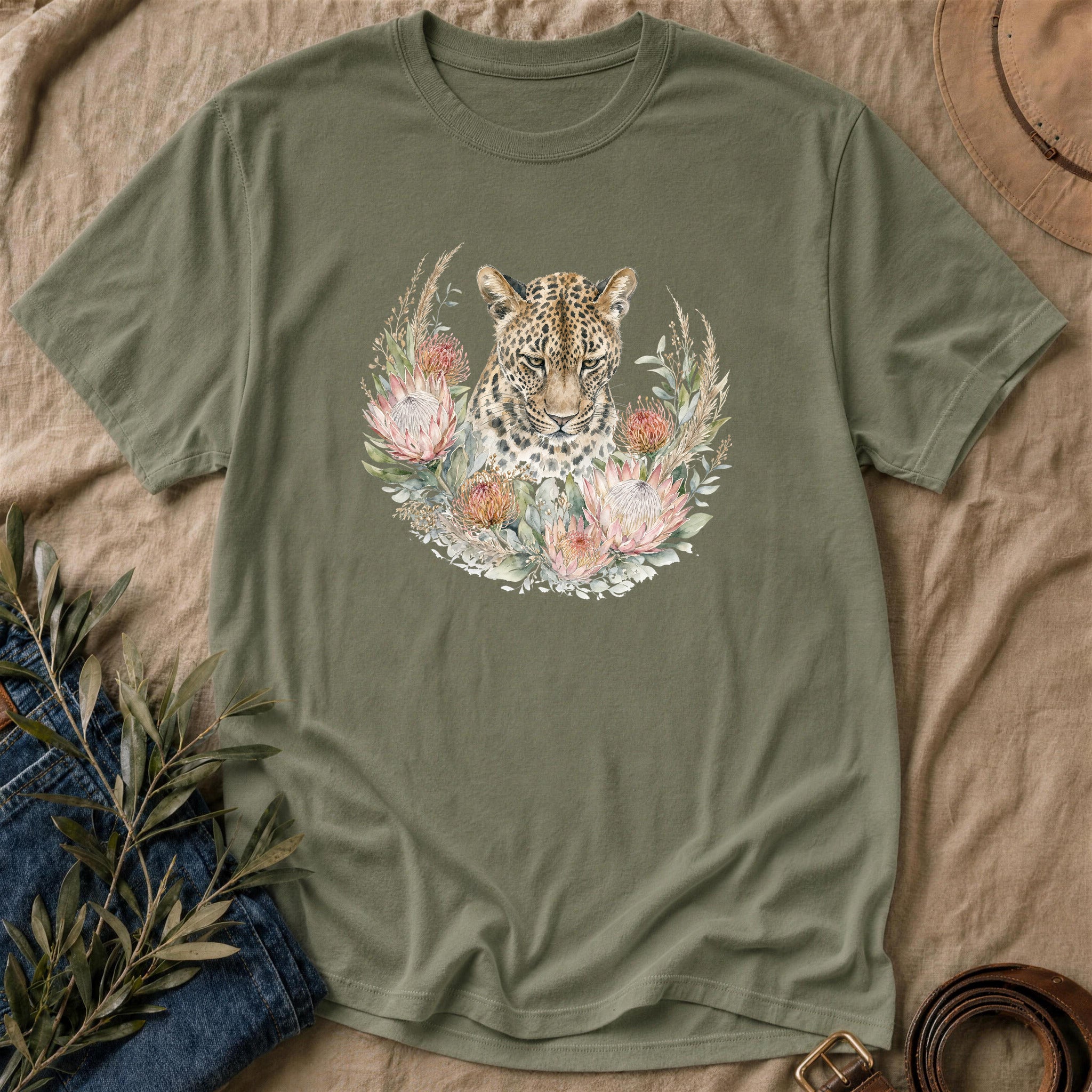 Protea Leopard - Military Green