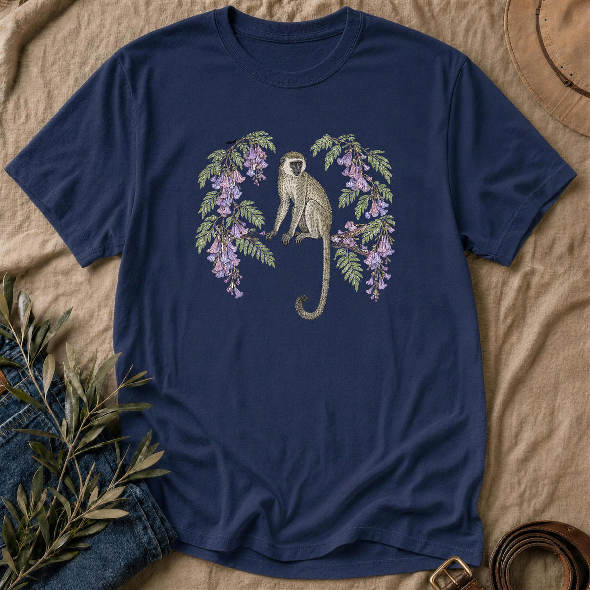 Purple Fall - Navy