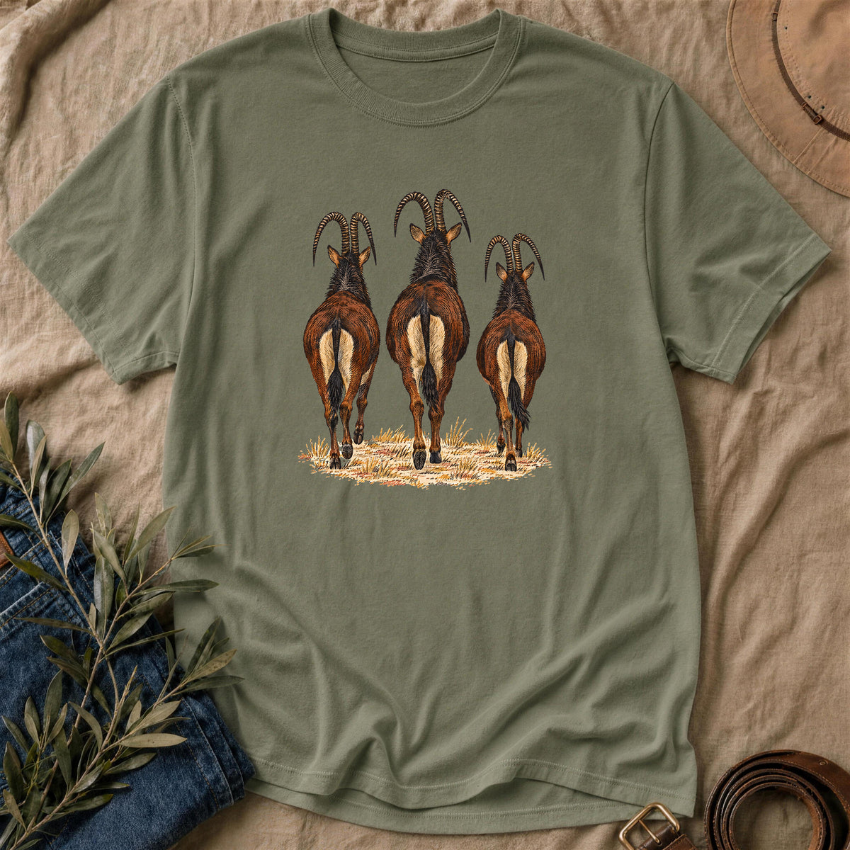 Sable Backs - Military Green