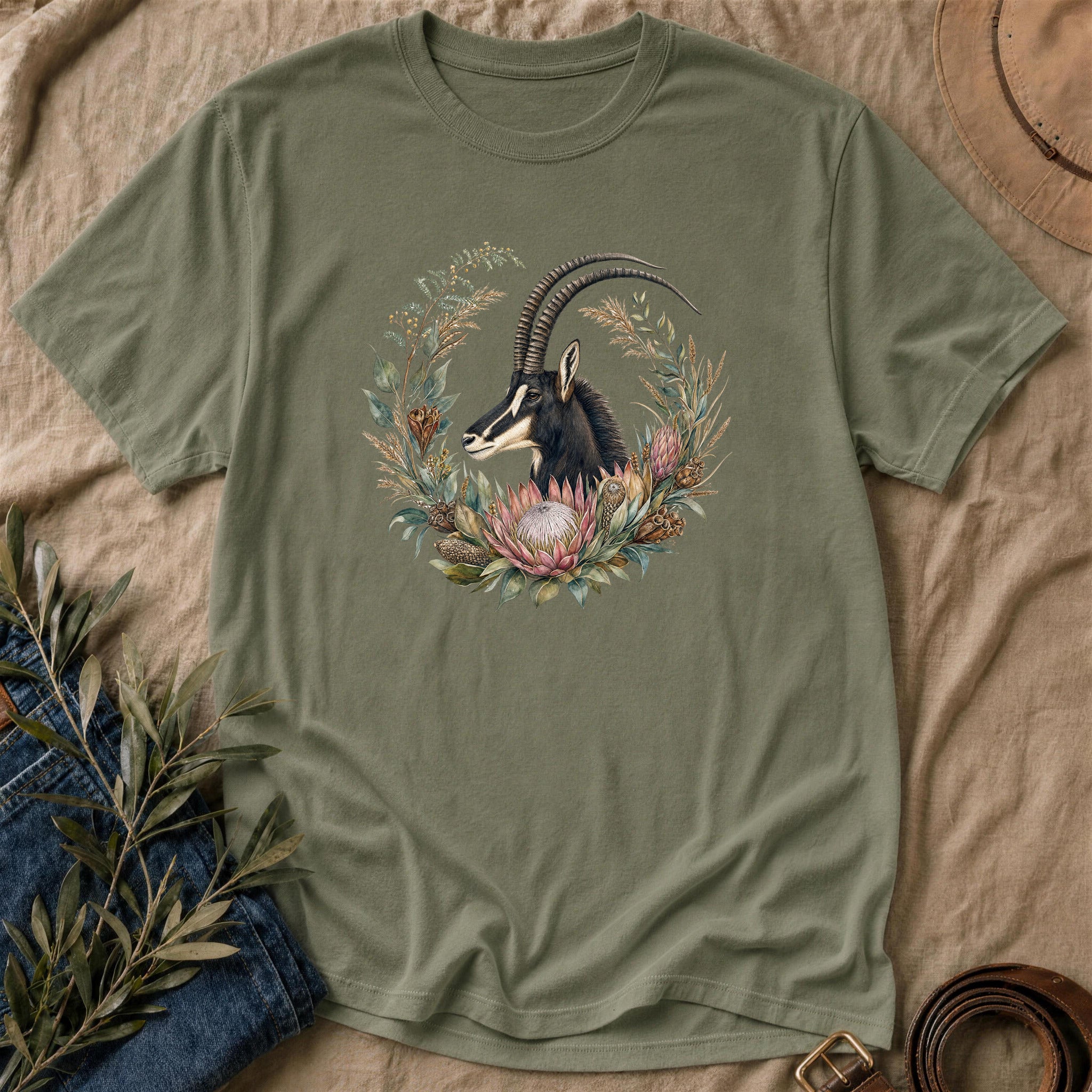 Sable Garland - Military Green