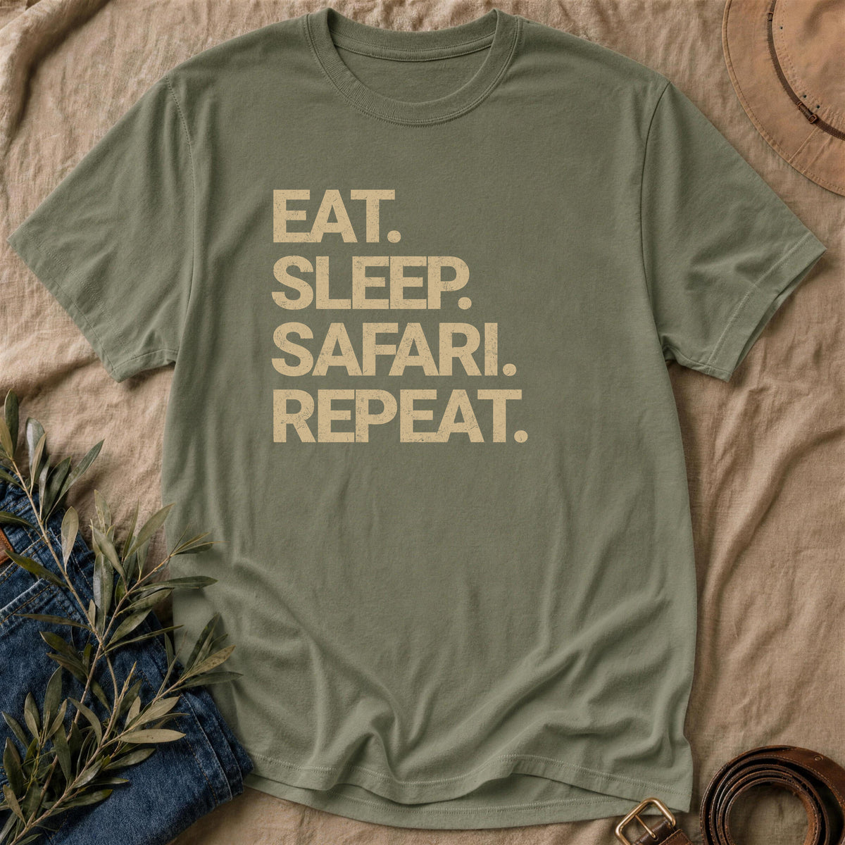 Safari Repeat - Military Green