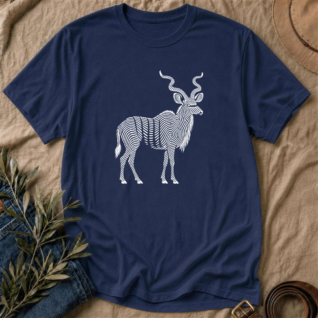 Spiral Print - Navy