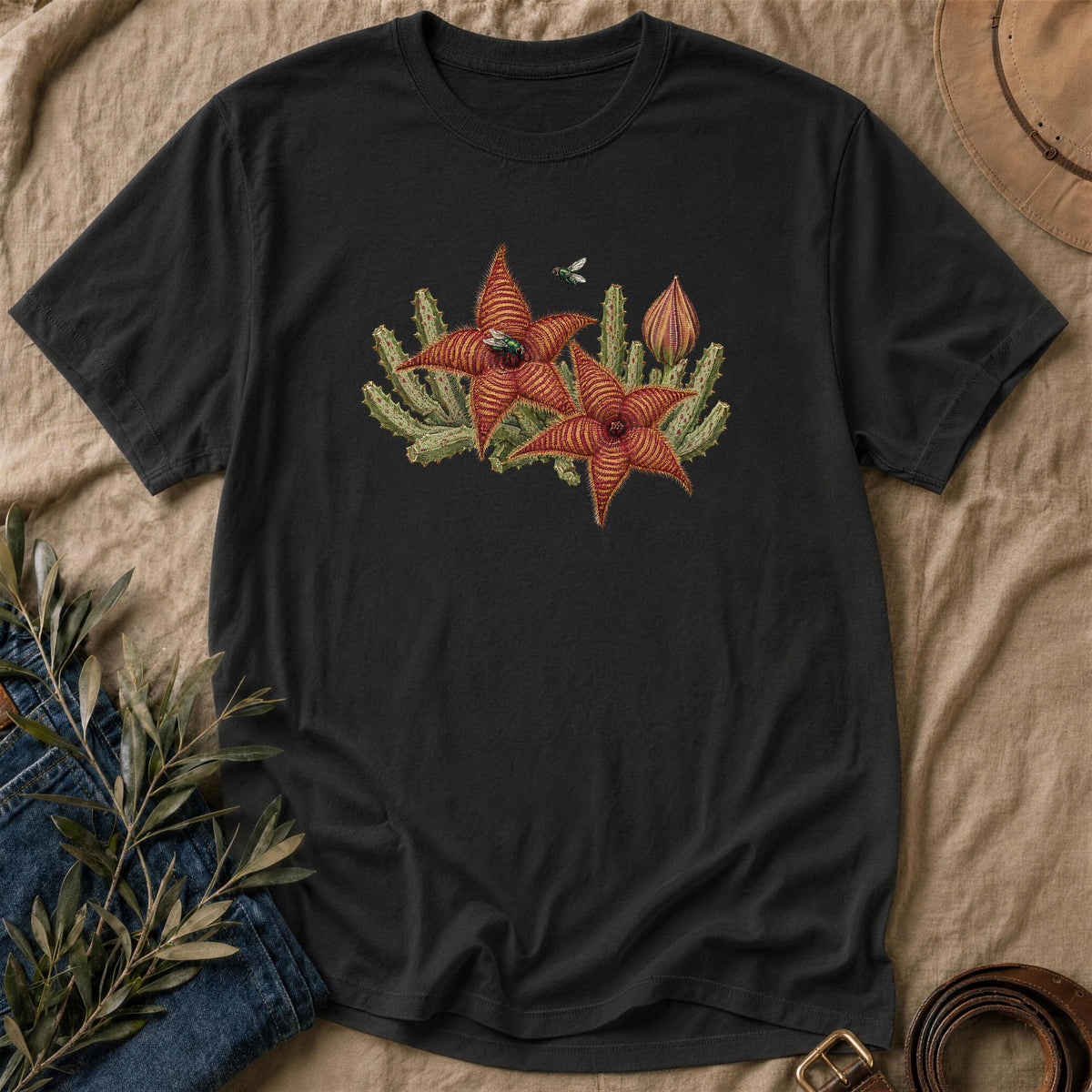 Star Flower - Black